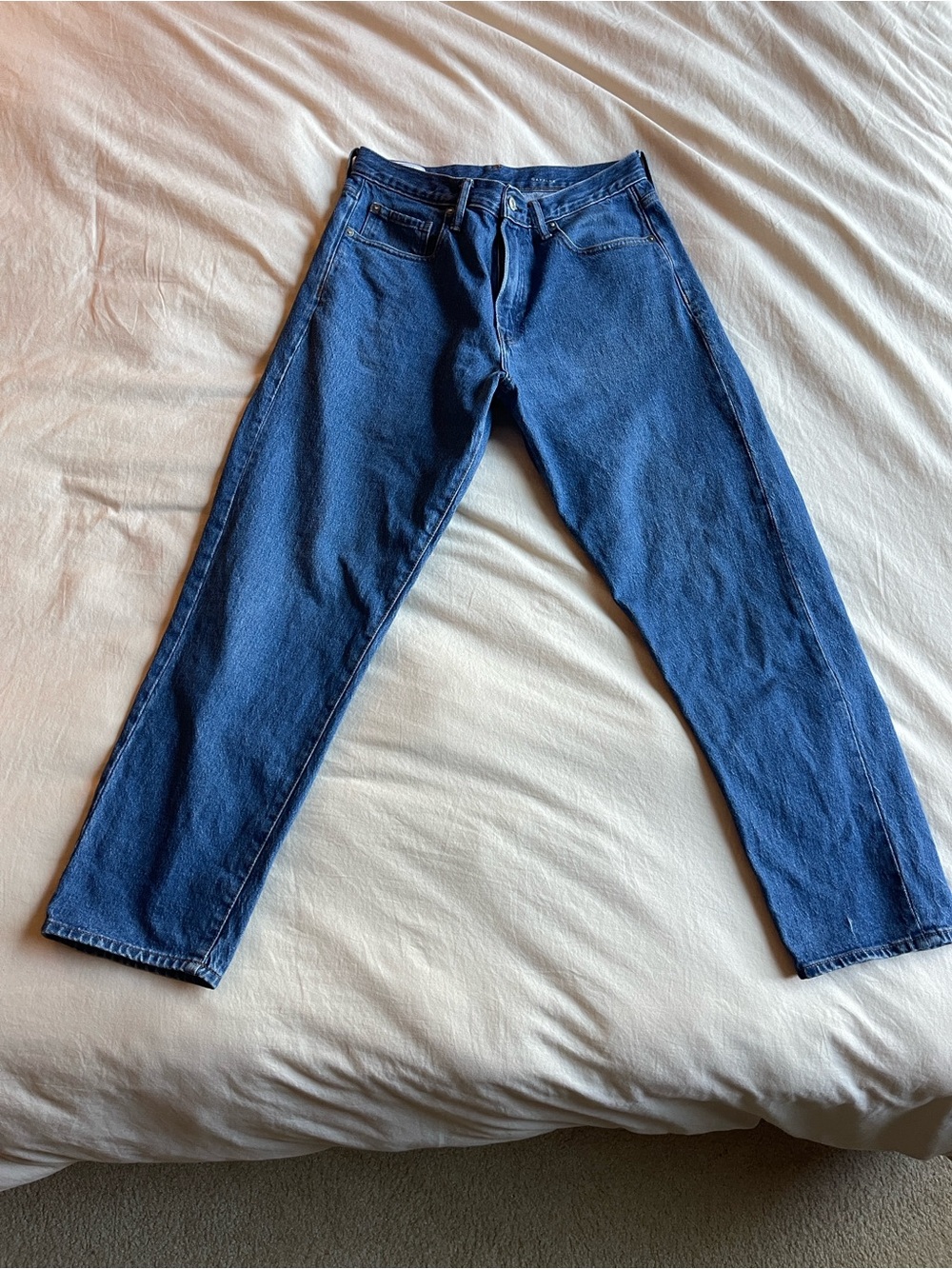 GAP Men's Relaxed Straight Gapflex Stretch Jeans 30x30 MEDIUM WASH